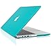 TopCase Turquoise Rubberized Hard Case Cover for Apple MacBook Pro 13.3