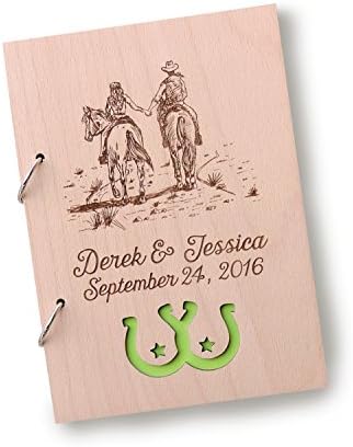 Horse Riding Rustic Wedding Guest Book, Horseshoe Wedding Decor, Horse Lover Wood Wedding Guest Book, Custom Wedding Guest Book, Rustic Wedding Horseshoe Guest Book.