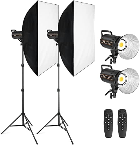 Padom 200W Video Light Kit, Continuous Lighting for Photography