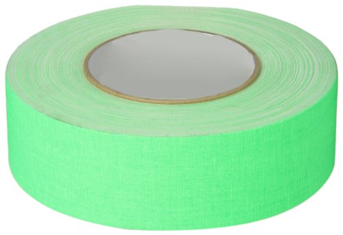 Polyken 510 Rubber Premium Grade Gaffer's Tape, 45m Length x 48mm Width, Neon Green