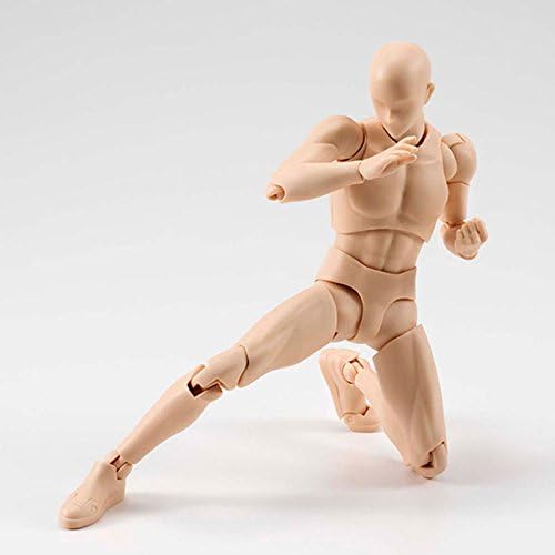 Fashion Ferrite Action Figure Play Arts Kai Anime Model Drawing Kids Toy (SKIN COLOR MAN)