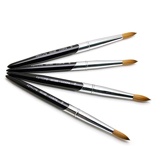 WANGYI 100 Pure Kolinsky Sable hair Brushes Acrylic Nail Brush