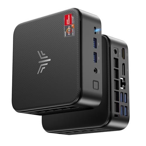 NiPoGi E3B Mini PC AMD Ryzen 5 7430U (bis zu 4,3 GHz), 1TB SSD 16GB LPDDR4