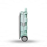 Berry 40 kg Foldable Shopping Trolley Mint Green Grey Four Wheels Telescopic view 9