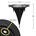 Solar Ground Lights Outdoor 12 Disk Lights Solar Powered Waterproof New In-ground Lights for Garden Deck Stair Step Lawn Patio Driveway Walkway Pathway Yard Decoration (4 Pack, White Light)