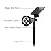B. Solar Light Colored Landscape Lights LED, Spotlight for Outdoor Garden Trees Yard Christmas Wall Decor (Color Changing)