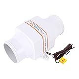 Amarine Made Marine Boat 12v Electric in Line Bilge Air Blower 130cfm 3"