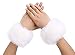 Simplicity Fuzzy Furry Faux Fur Wristband Arm Warmer Cuff Bracelet Wrist