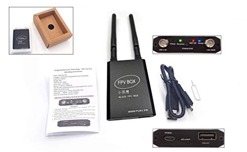 Usmile 5.8G/WiFi 150CH FPV Smartphone Receiver with Screenshot DVR Function for iPhone Ipad Android Phone Tablet (NO OTG or UVC Function Required) for Carbon Fiber Quadcopter Quad Frame FPV Racing