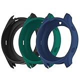 Awinner Samsung Gear S3 Classic Case, Shock-proof and Shatter-resistant Protective Band Cover Case for Samsung Gear S3 Classic SM-R770 Smartwatch (Black,Blue,Cyan)