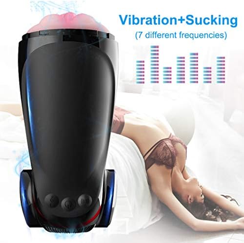 2019 Automatic Vibrartor Pocket Toys for Men Vibrate Piston Cup for Men Masturabation Hands Free Voice Moan Interaction Bullet Smart Sucking Intelligent Retractable Bluetooth Control Male Toy T-Shirt