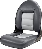 Tempress 54907 Navistyle High-Back Boat Seat - Charcoal/Gray