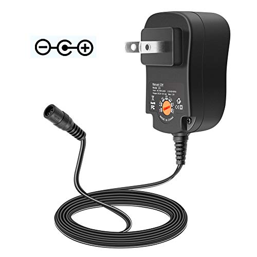 Aisilk Universal Muti-Voltage AC/DC Adapter 12W Switching Power Supply W/ 6 Adapter Plugs, Compatible with 3V 4.5V 5V 6V 7.5V 9V 12V Electronic Devices