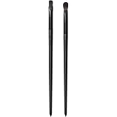 Morphe Vegan Bold Eyeshadow Brush Crease Duo - Vegan Makeup Brushes for Powder, Cream &amp; Liquid Formulas - Cutting-Edge Synthetic Bristles - Includes V206 &amp; V300 (2 Count)
