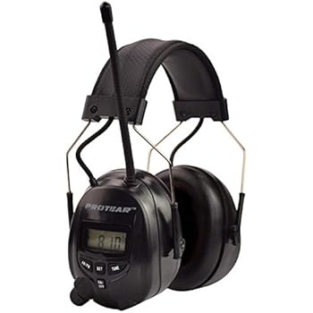 defenders headset headphone reduction noise mowing stereo ear fm jack radio working am