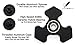 Aluminum Fidget Spinner EDC Focus Toy - Machined Aluminum with Premium Ceramic Hybrid Bearing for Ultra Long Spins - Great for ADD, ADHD, Autism, Stress and Anxiety Relief (Black)