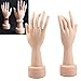 HeroNeo® 2Pcs Flexible Soft Fake Hand Model Nail Art Ring Watch Bracelet Display Stand