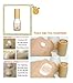 BUNDLE - SkinFood Peach Sake Emulsion for Pore Care 135ml + Skin Food Peach Sake Pore Serum 45ml + SoltreeBundle Natural Hemp Paper 50pcs