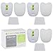 GreenVacShop Shark Rocket DuoClean HV380, HV380W, HV381, HV382, HV383, HV384Q Updated Replacement Filter Set, 6 Pre-Filters (3 Foam+3 Felt) and 3 Post-Filters, Replaces Shark Part# XPMFK320 XPSTFH380