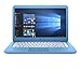 HP Stream 14-inch Laptop, Intel Celeron N4000 Processor, 4 GB RAM, 64 GB eMMC, Windows 10 S with Office 365 Personal for One Year (14-cb140nr, Blue)