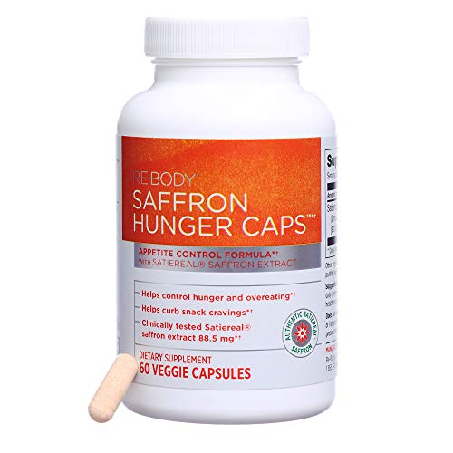 Re-Body - Saffron Hunger Caps, Appetite Control Formula, 60 Veggie Capsules
