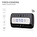 FREDI HD 1080P Wifi Camera Alarm Clock Night Vision/Motion Detection/Display Temperature Home Surveillance Cameras