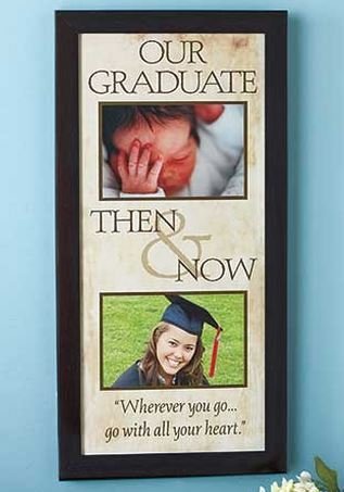 THEN and NOW photo keepsake Frame
