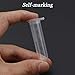 JIUWU Plastic Tube Vial Sample Storage Container 5ml Pack of 50