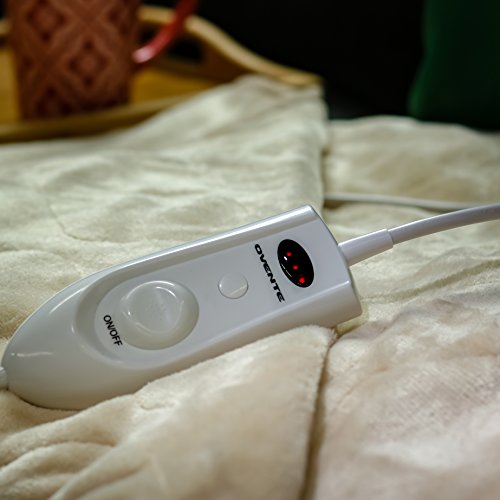 OVENTE Remote Control Electric Blanket 50x60 Inches with Overheat Protection (BL0145BG) - Thumbnail 4