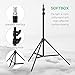 SUNCOO Photo Studio Photography Lighting Kit, Background Support Stand Kit 6.6ft x 10ft, Green Screen with Stand,Umbrellas Softbox Muslin Continuous Light Kit Case Portfolio Video Shooting, 4 Bulbs
