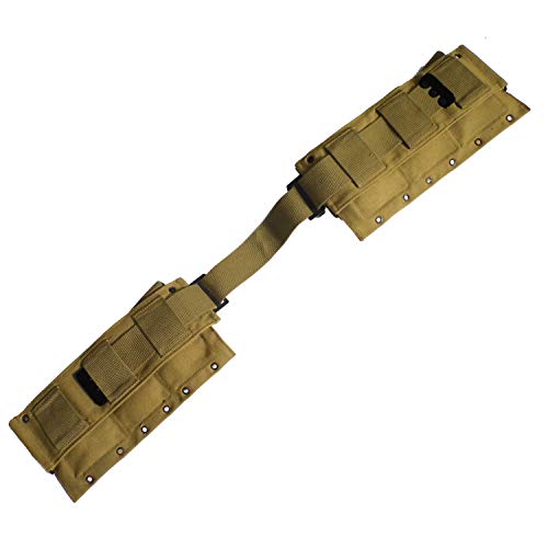 ANQIAO Reproduction WW2 WWII US M1937 Bar Belt 6 Pockets