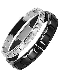 Smarter LifeStyle - Pulseras elegantes para parejas, acero quirúrgico