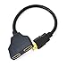 Valinks(TM) HDMI Male To Dual HDMI Female 1 to 2 Way Splitter Adapter Cable For HDTV,Support Two TVs The Same Time,Signal 1 in 2 Out