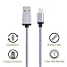 Winage 3Pack Lightning to USB Extra Long Cable Charging Cord Charger for iPhone 6s/6s plus/6/ 6 plus, SE, 5s/5c/5, 7/7plus, iPad Mini/Air, iPod Nano/Touch ( 3FT, 6FT, 10FT, White )