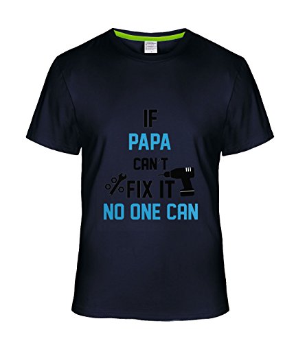 Eagle u2 Men's hip hop T shirt Papa Can't Fix It navy