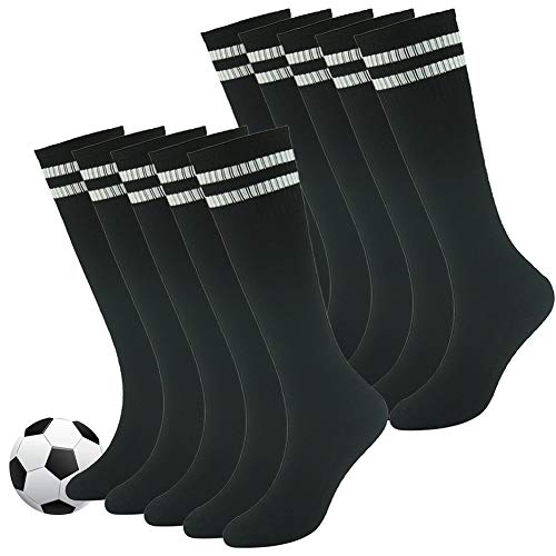 Calcetines de béisbol para jóvenes, Fasoar Teens Knee High Team Calcetines deportivos Calcetines de fútbol para niños Paquete de 10