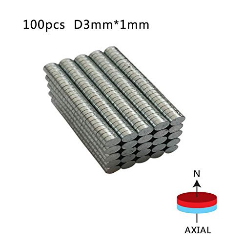 YESIDO (100 pack) Ceramic Industrial Magnets -11/16 Inch (.709) Round Disc - Ferrite Magnets Bulk for Crafts, Science & hobbies - Grade 5-100 pcs/box! by Clout Science