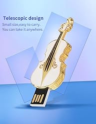 ZJR USB Flash Drives Cute Violin Shape Thumb Drive