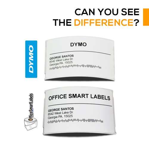 Dymo Compatible 30256-2-5/16" x 4" Shipping Labels (4 Rolls - 300 Labels Per Roll) - Thumbnail 4