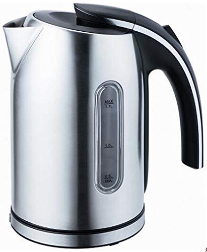 FitMaker Stainless Steel Electric Kettle, 1.7-Liter Water Kettle 1500W Fast Boiling with Auto Shut-Off, BPA-Free