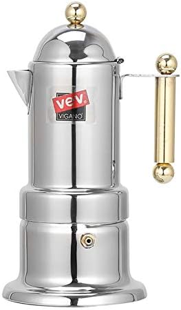 CactusAngui Stainless Steel Italian Moka Espresso Maker Percolator Pot Coffee Extractor Silver