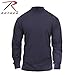 Rothco Mock Turtleneck Long Sleeve Mock Turtleneck Basic Solid Pullover Undershirt, Midnight Navy Blue, X-Large