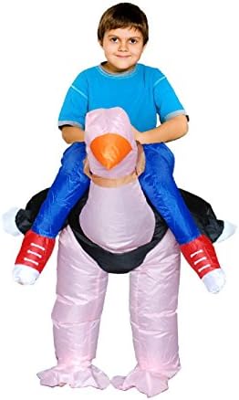 Halloween Cosplay Inflatable Ostrich Fancy Dress Costume Hen Stag 40 To 50 Inch