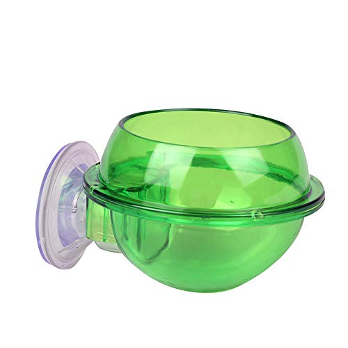 LIZONGFQ Suction Cup Feeder – Edge Feeder Accessories Gecko Translucent Anti-Escape, Chameleon Reptile Supplies