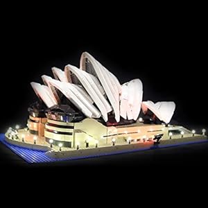 POXL Set di Luci per Prestige Opera House di Sydney, Kit di Illuminazione LED Luce LED Light Compatibile con Lego 10234 - Non includere Il Set Lego Kit illuminazione LEGO