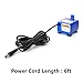 Veken Replacement Pump for 84oz/2.5L Cat Wat Fountain Pet Fountain Ultra Quiet Long Life Span 6ft Power Cable