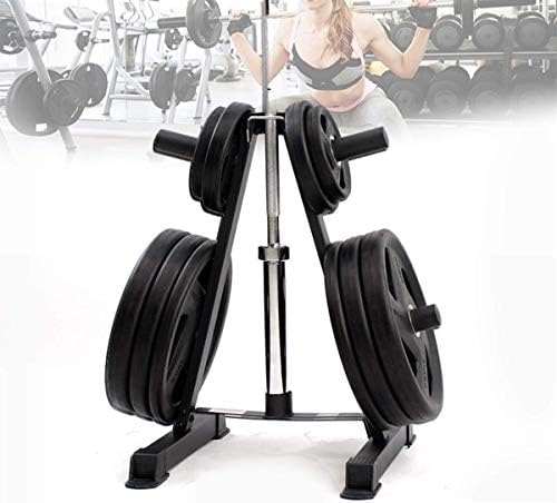 Aフレームダンベルラック ボディビルディングフィットネスウェイトリフティングトレーニングホームジム用のゴム製