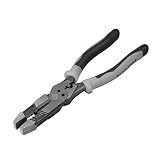 Klein Tools J215-8CR Multitool Pliers, Hybrid Multi Purpose Tool / Crimper, Wire Stripper, Bolt Shearing, Wire Grabbing, Twisting, Looping