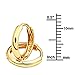 14k Yellow Gold 2mm Thickness Huggie Earrings (10 x 10 mm)