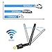 USB Wifi Adapter for Faster Wifi - USB Wifi Antenna for Laptop and Desktop - 600 MBPS - Dual Band for Lightning Fast Connection. 5 Minute Install for Windows and Mac - USBNovel USB Dongle